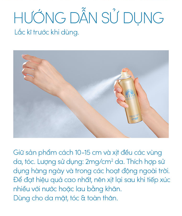 Mô tả Xịt chống nắng bảo vệ hoàn hảo Anessa Perfect UV Sunscreen Skincare Spray 60g_16174 - 8
