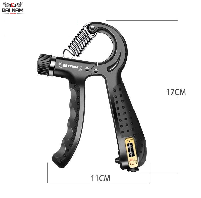 Mô tả Kìm Bóp Tay,Kìm Tập Tay Có Đếm Số Điều Chỉnh Lực Từ 5kg-60kg Chính Hãng Đại Nam Sport - 4