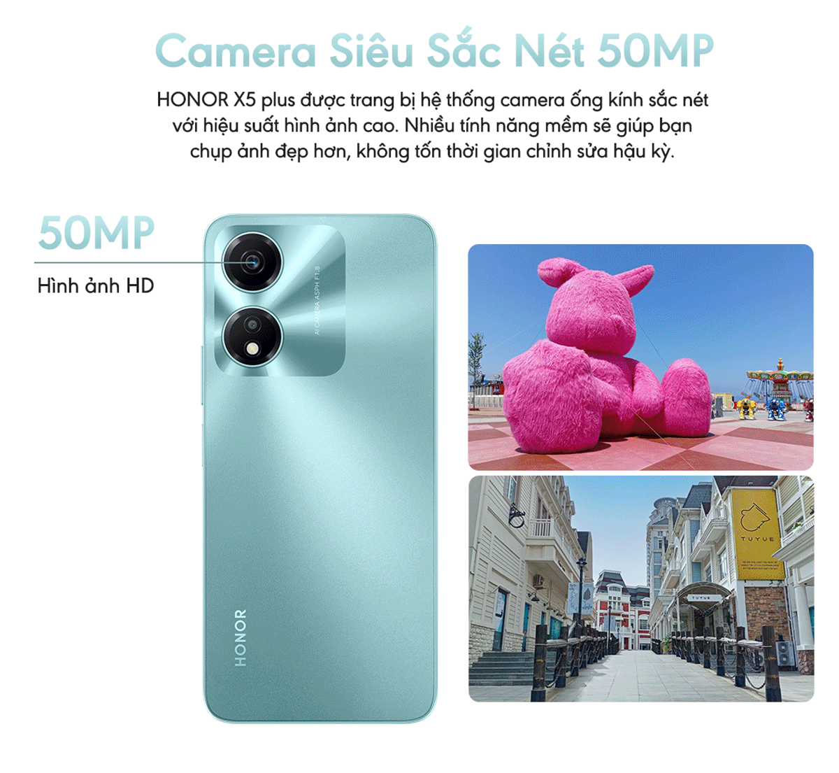 Camera HONOR X5 Plus 50MP