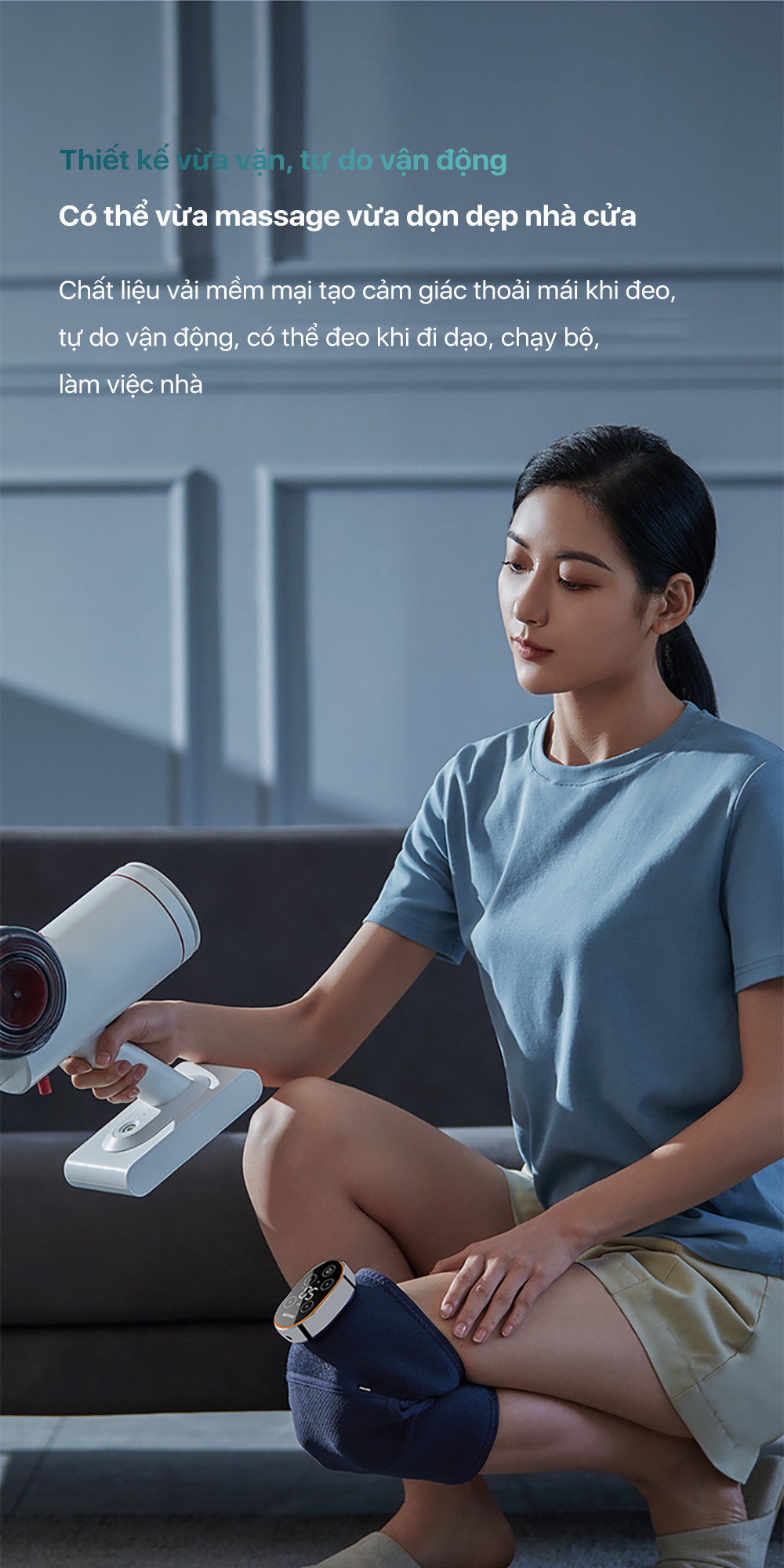 Máy Massage Đầu Gối PHILIPS 5301 - Massage vai