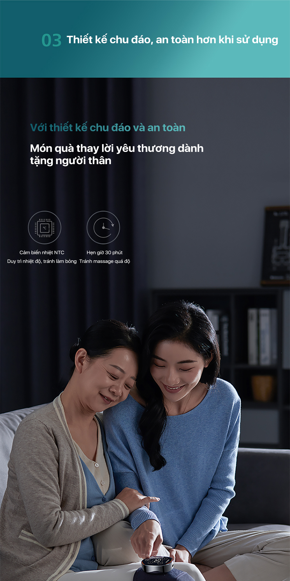 Máy Massage Đầu Gối PHILIPS 5301 - Cấu tạo