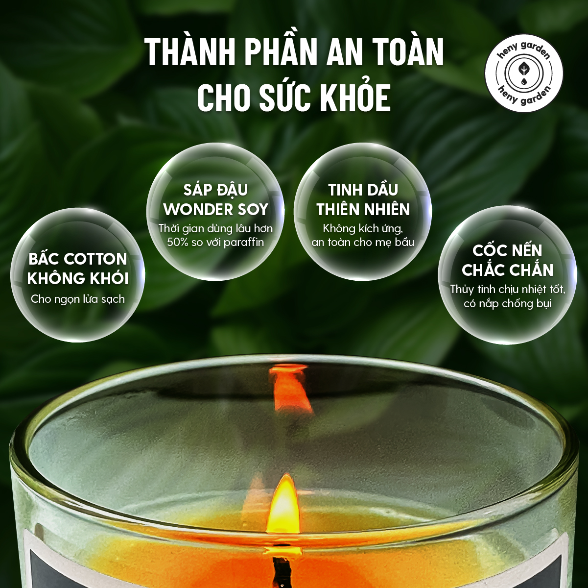 Nến thơm Heny Garden Đà Lạt