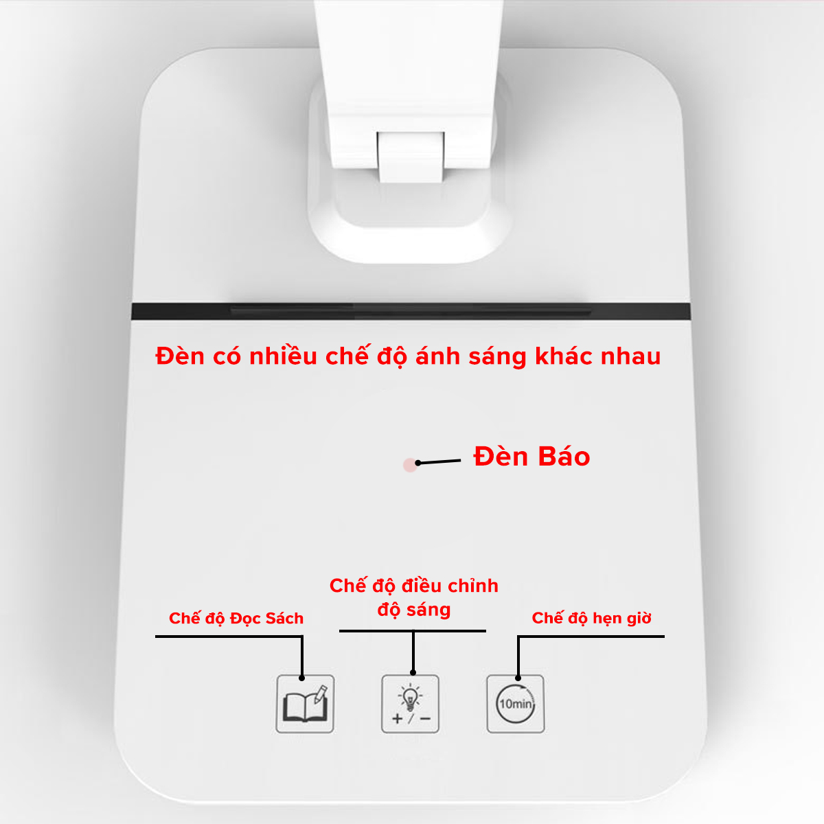 Mô tả Đèn LED 3 Chế Độ Sáng Vàng Điều Chỉnh Gấp Gọn Để Bàn Học Cổng Type C USB Chống Cận Bảo Vệ Mắt Có Loại Pin Hãng Amaiife - 4
