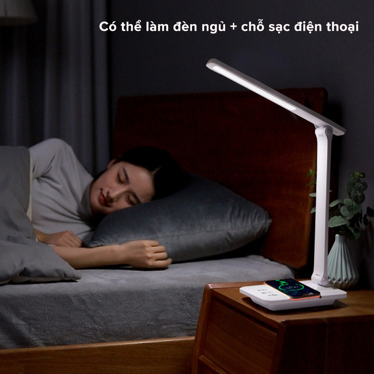 Mô tả Đèn LED 3 Chế Độ Sáng Vàng Điều Chỉnh Gấp Gọn Để Bàn Học Cổng Type C USB Chống Cận Bảo Vệ Mắt Có Loại Pin Hãng Amaiife - 5