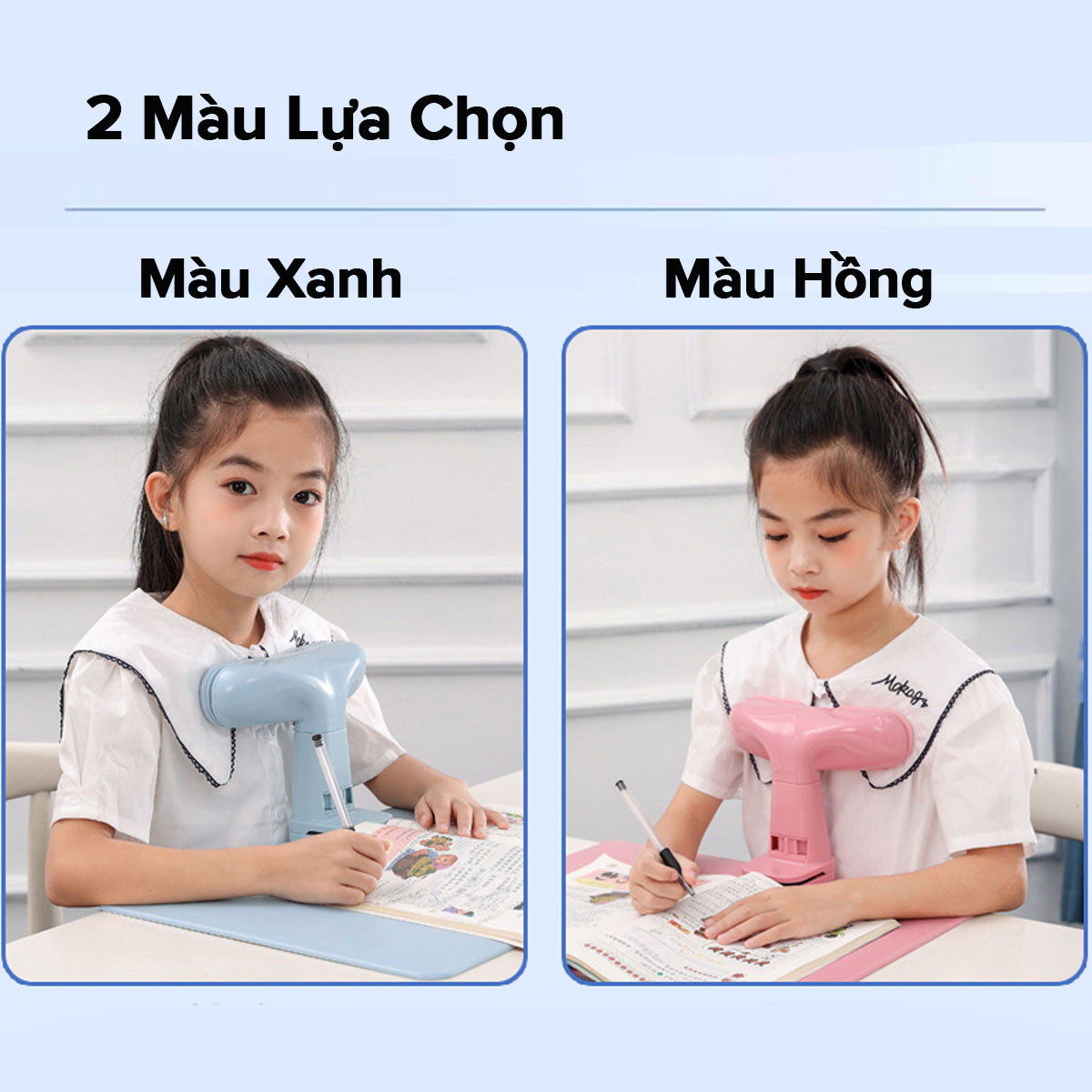 Mô tả Giá Đỡ Cằm Chống Cận Thị Cải Tiến SUPER Dụng Cụ Chống Gù Ngồi Thẳng Lưng Cho Trẻ Em Từ 4-15 Tuổi Luyện Chữ Hãng Amalife - 7