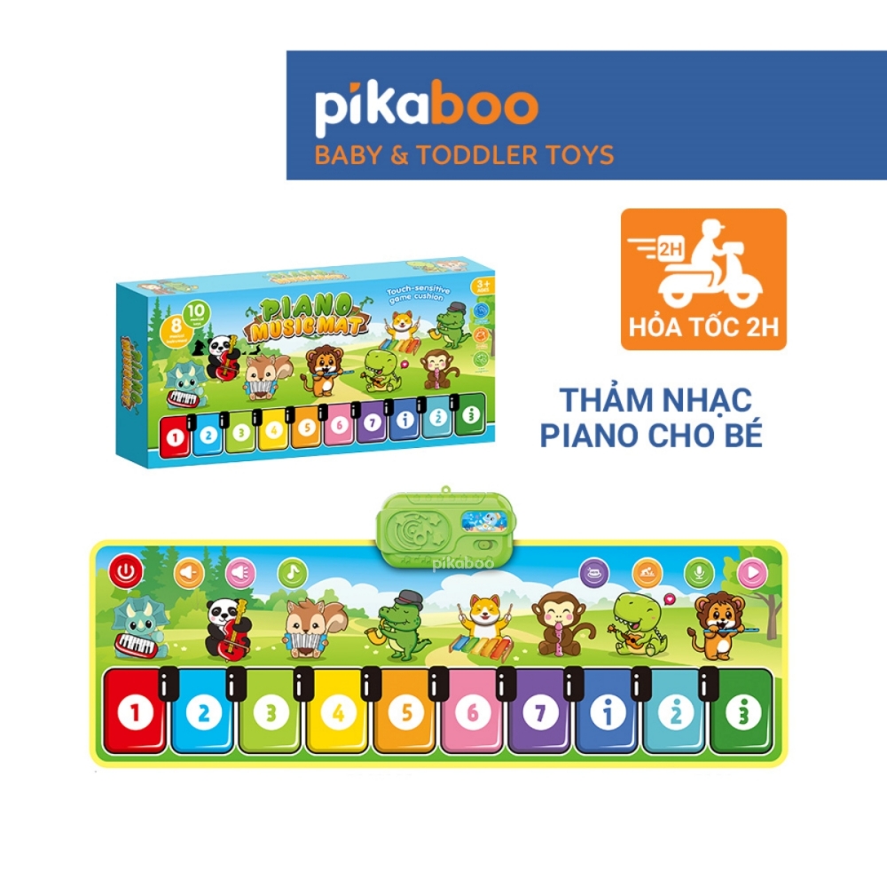 Mô tả Đồ chơi âm nhạc thảm nhạc Piano Pikaboo, bộ sản phẩm giáo dục sớm giúp bé làm quen với âm nhạc - 1