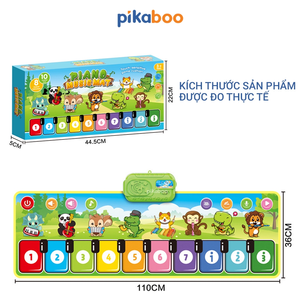 Mô tả Đồ chơi âm nhạc thảm nhạc Piano Pikaboo, bộ sản phẩm giáo dục sớm giúp bé làm quen với âm nhạc - 3