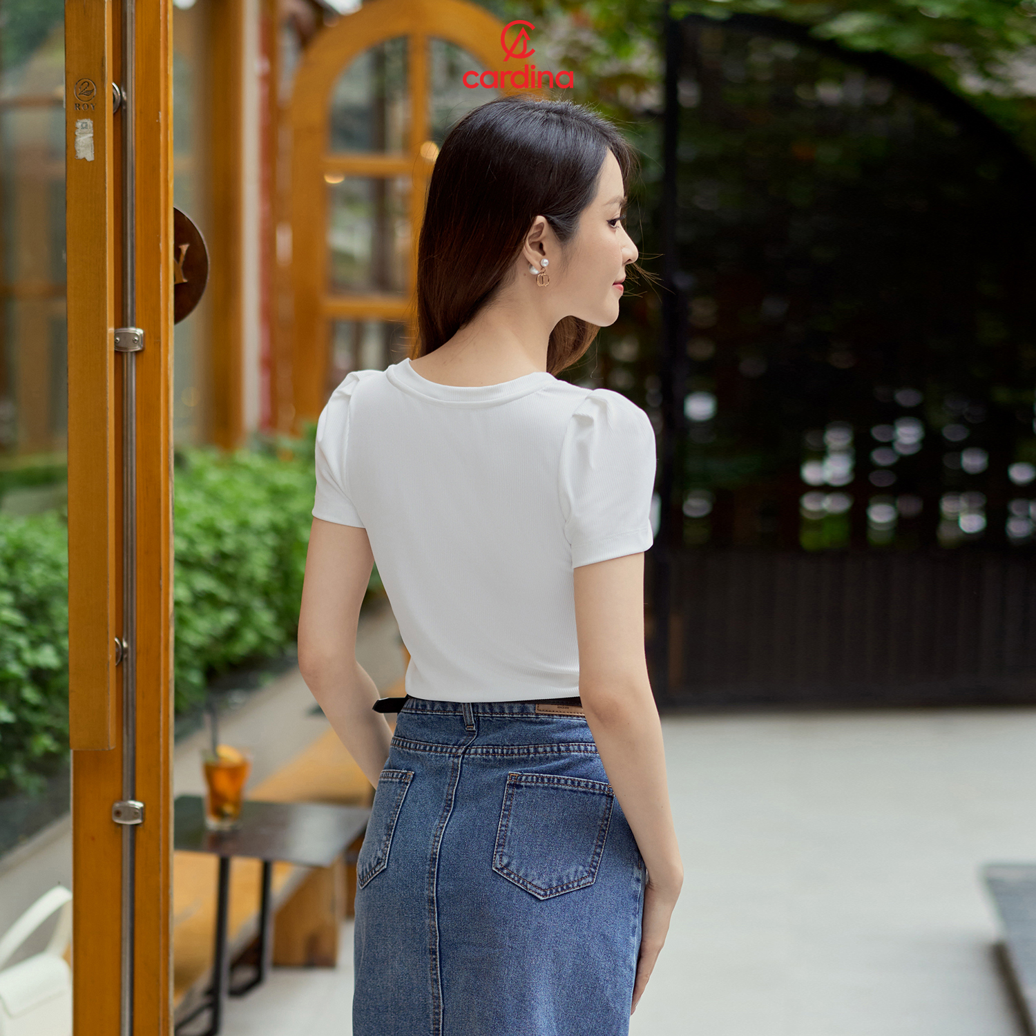 Mô tả Áo thun nữ CARDINA chất liệu tăm lạnh kiểu dáng nhẹ nhàng thoải mái thời trang hiện đại trẻ trung 4AFC13 5AFC13 - 9