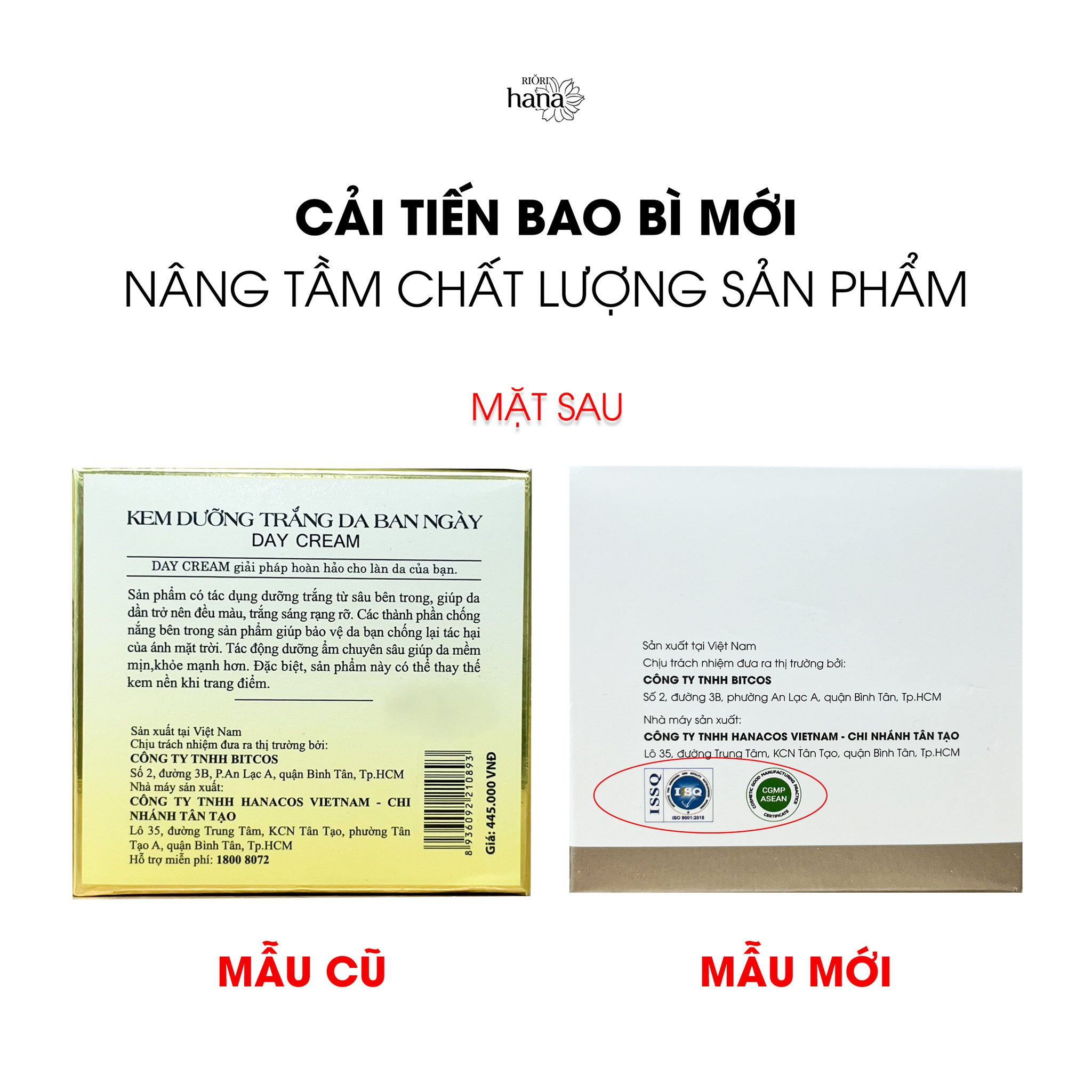 Mô tả Kem dưỡng trắng da ban ngày RIORI HANA DAY CREAM 30g giúp da mềm mịn tăng cường bảo vệ và dưỡng ẩm da - 7
