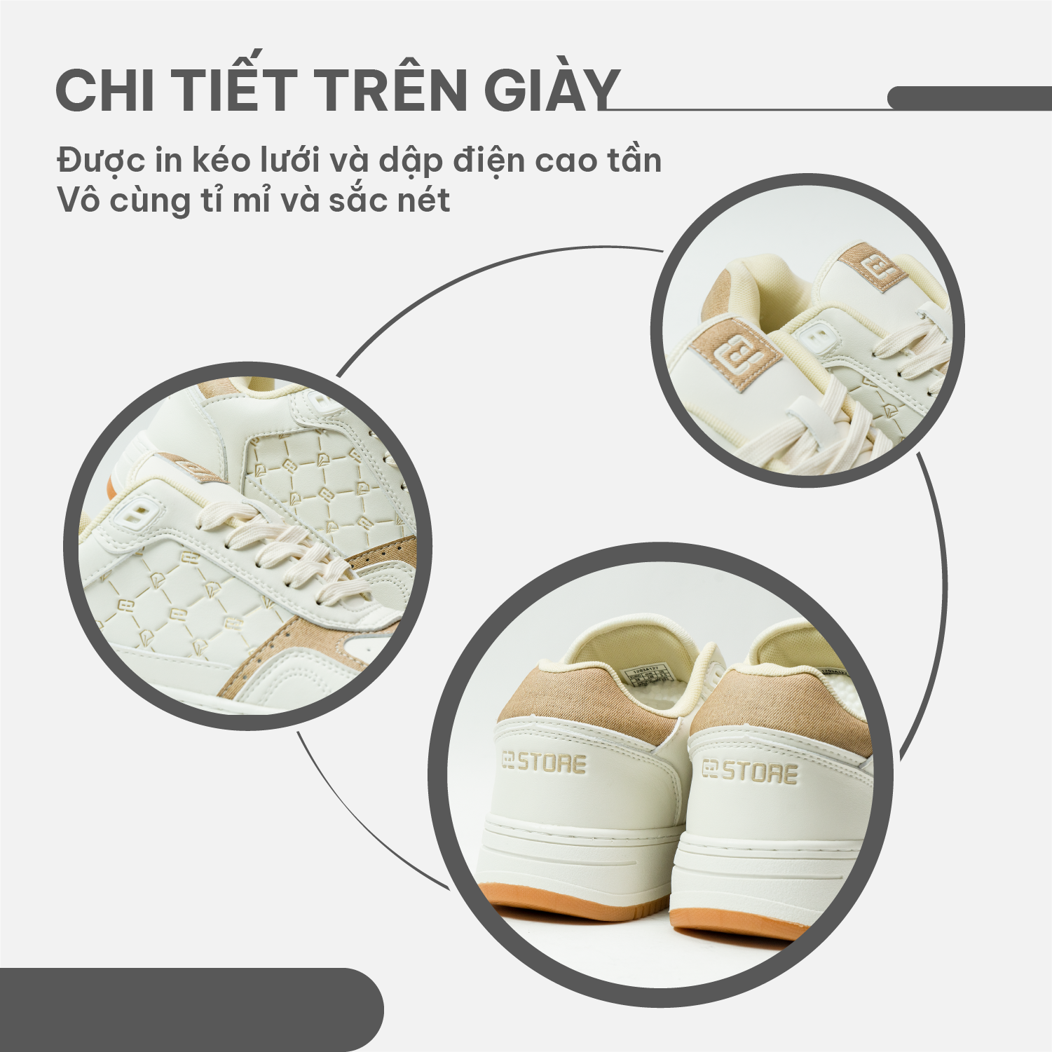 Mô tả Giày sneaker G2 Ageta kiểu giày nam nữ đế cao dáng giày thể thao nam dùng tập gym, chạy bộ đi chơi độn đế tăng chiều cao - 3