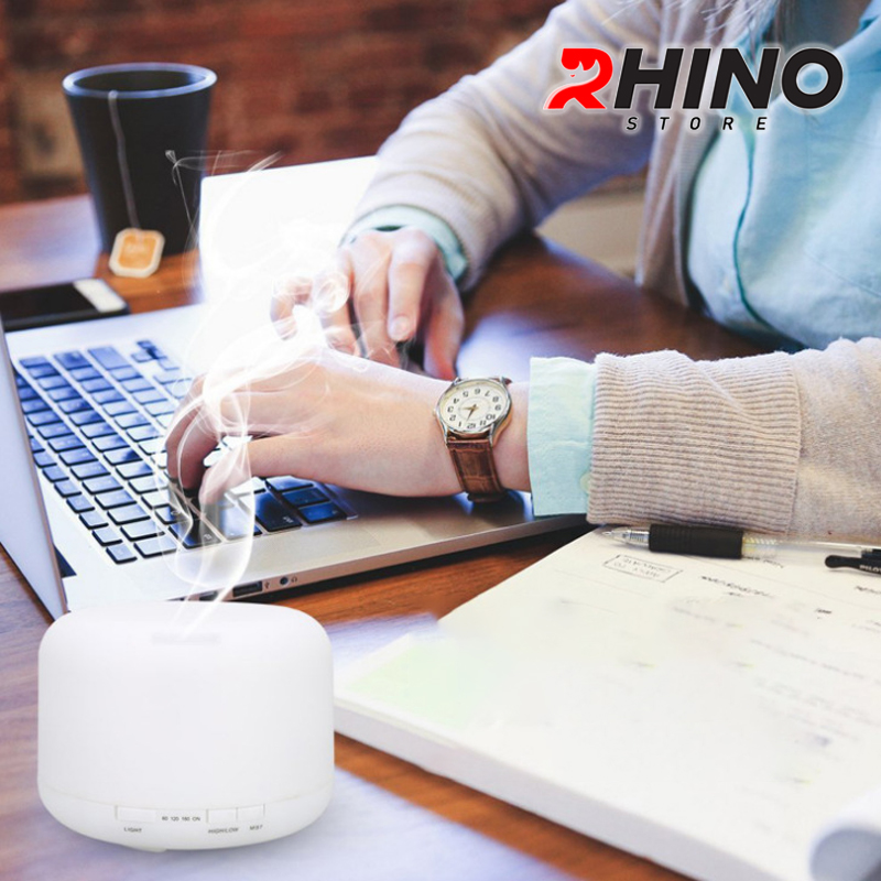 Mô tả Máy phun sương tạo ẩm lớn Rhino H701 500ml, tích hợp đèn ngủ, điều khiển từ xa - 1