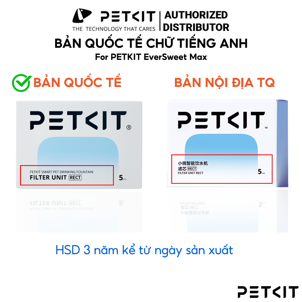 Mô tả Lõi Lọc Nước PETKIT Cho Máy Lọc Nước Cho Chó Mèo PETKIT Eversweet Max - Filter RECT - 1