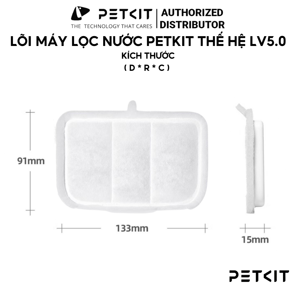 Mô tả Lõi Lọc Nước PETKIT Cho Máy Lọc Nước Cho Chó Mèo PETKIT Eversweet Max - Filter RECT - 2