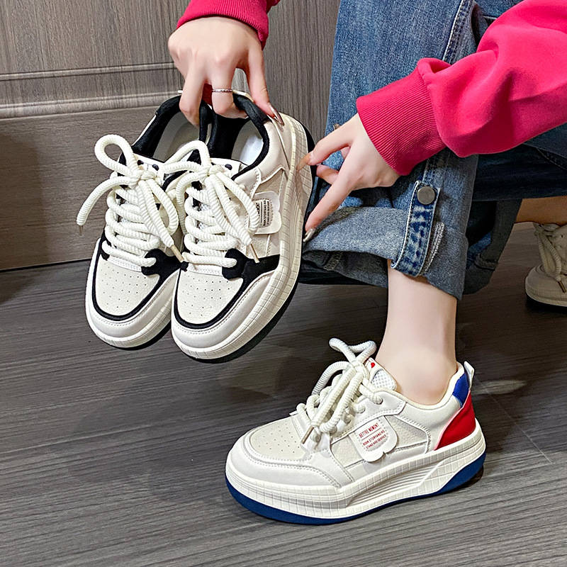Mô tả Giày Thể Thao Sneaker Nữ MEELY Kiểu Dáng Hàn Quốc Độn Đế 5cm - N44 - 4