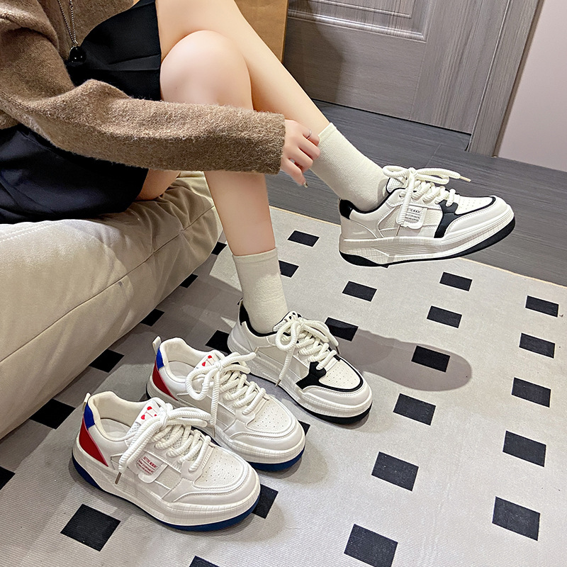 Mô tả Giày Thể Thao Sneaker Nữ MEELY Kiểu Dáng Hàn Quốc Độn Đế 5cm - N44 - 5