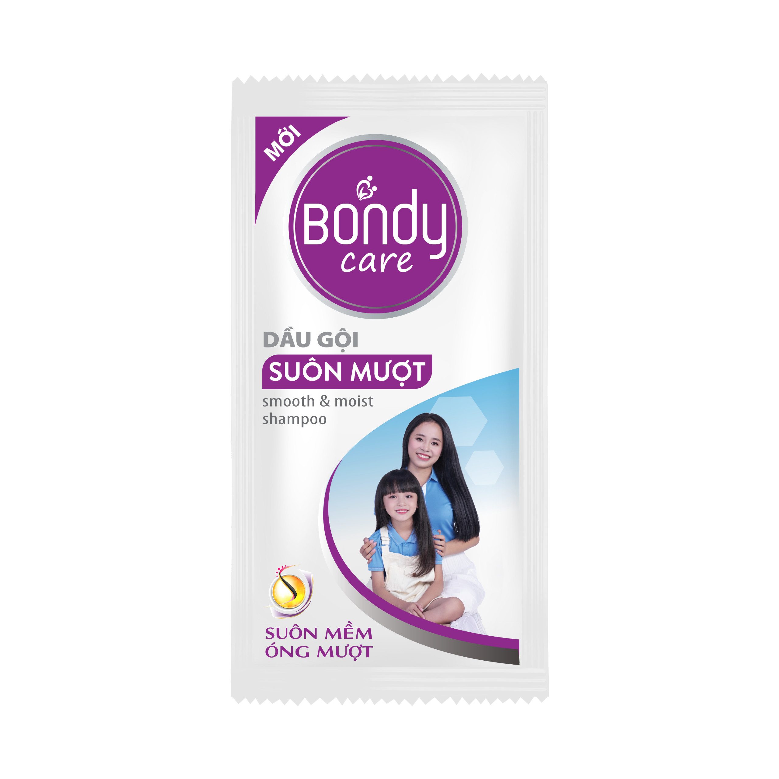 Mô tả Dầu gội đầu suôn mượt Bondy Care, nuôi dưỡng và bảo vệ tóc từ sâu bên trong Z1101 dây 14 gói 5g Lixco Việt Nam - 1