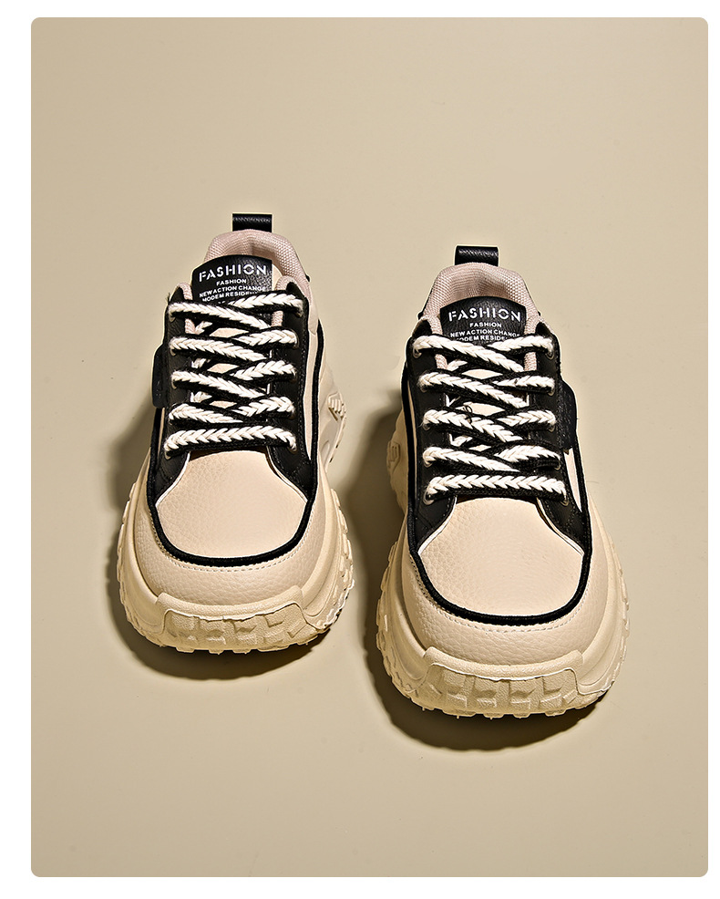 Mô tả Giày Thể Thao Sneaker Nữ MEELY Kiểu Dáng Hàn Quốc Độn Đế 5cm - HY22 - 4