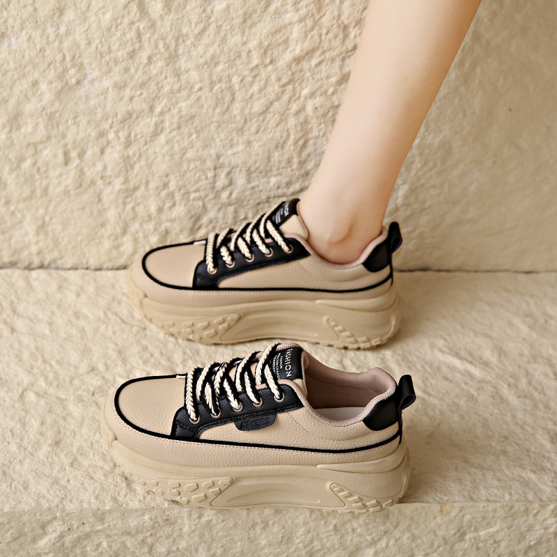 Mô tả Giày Thể Thao Sneaker Nữ MEELY Kiểu Dáng Hàn Quốc Độn Đế 5cm - HY22 - 5