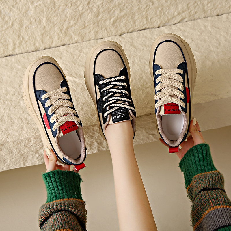 Mô tả Giày Thể Thao Sneaker Nữ MEELY Kiểu Dáng Hàn Quốc Độn Đế 5cm - HY22 - 6
