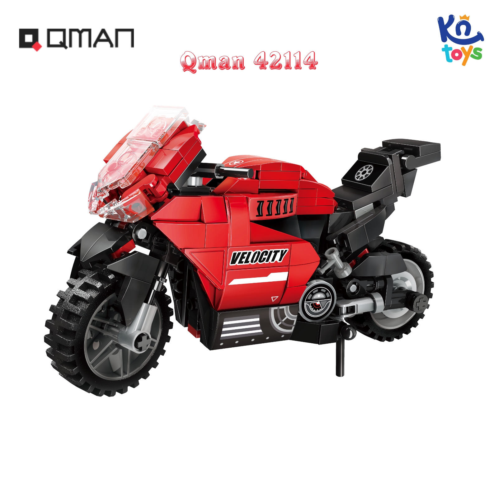 Mô tả Đồ chơi lắp ráp, xếp hình Qman 42114 - Mô Tô Thể Thao (338 mảnh ghép) - 1