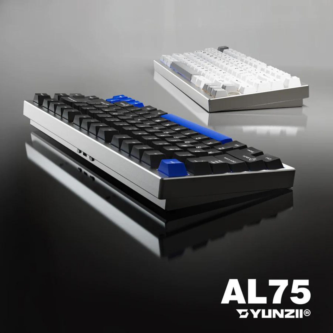 Bàn phím cơ Yunzii AL75 full nhôm CNC, 3 mode kết nối, 75%, Pin 6000mAh ...