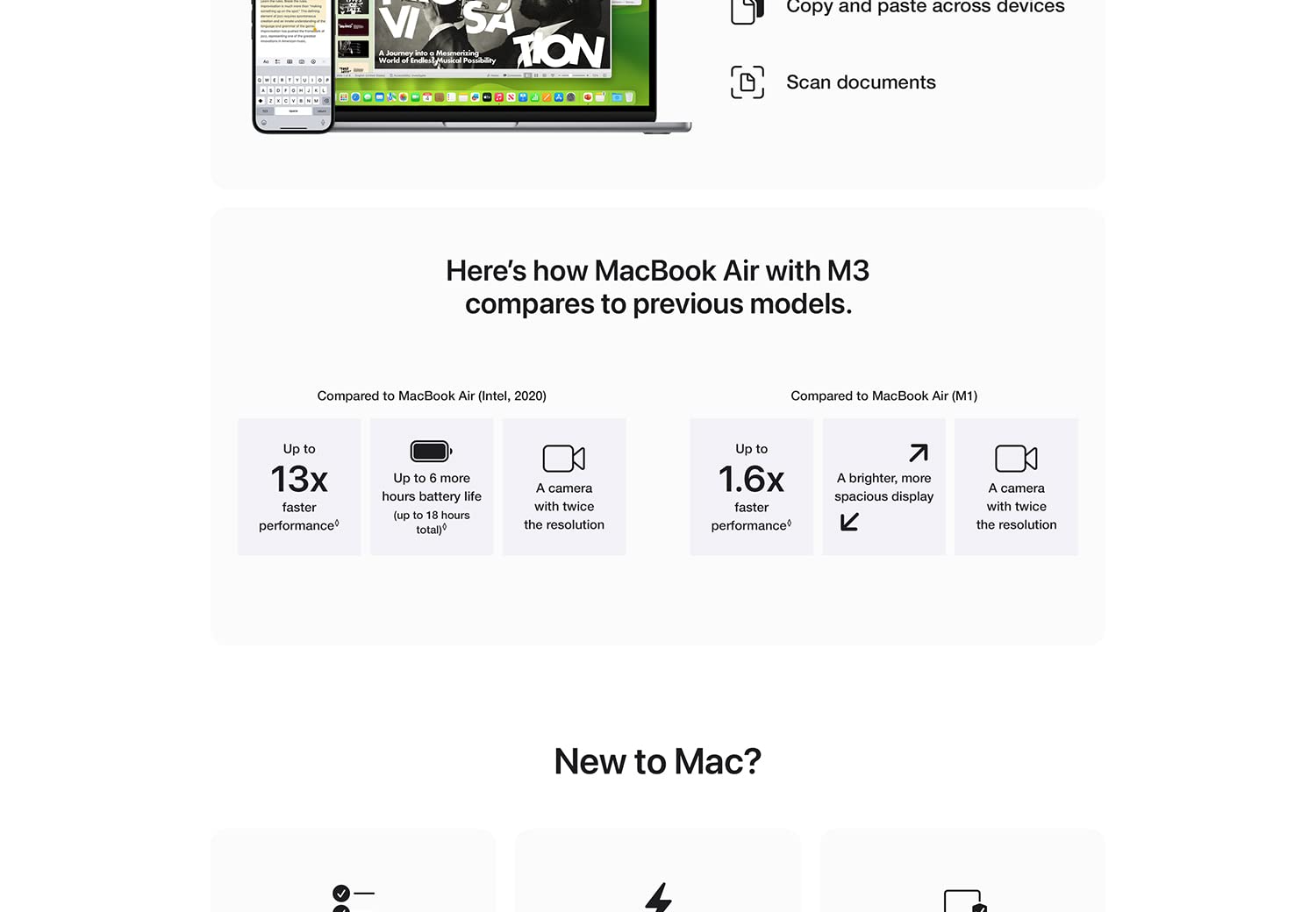 Mô tả Macbook Air 13.6inch M3 8GB/256GB | 8GB/512GB | 16GB/512GB SSD [FUTUREWORLD-AAR] - 6
