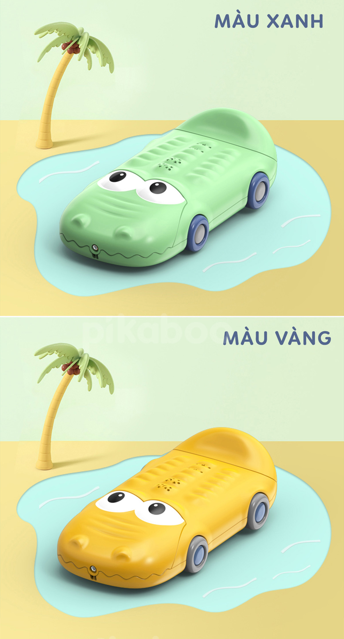 Mô tả Đồ chơi điện thoại thông minh mô hình cà rốt, ô tô cá sấu cho bé cao cấp Pikaboo đa dạng chức năng - 8