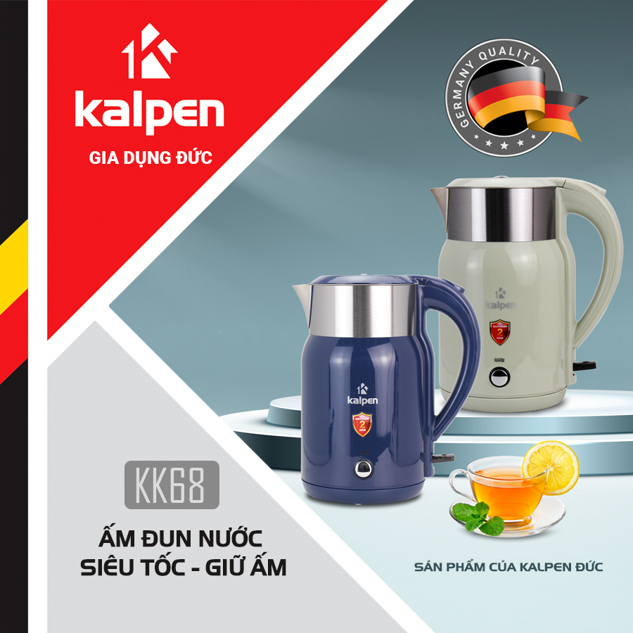 Ấm đun nước siêu tốc Kalpen KK68