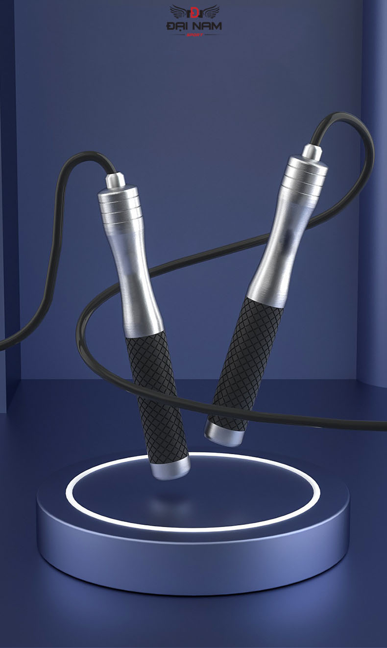 Mô tả Dây Nhảy Tập Gym TMT13 Lõi Thép Bọc Nhựa PVC Tích Hợp Tay Cầm Có Tạ Cao Cấp Đại Nam Sport - 5