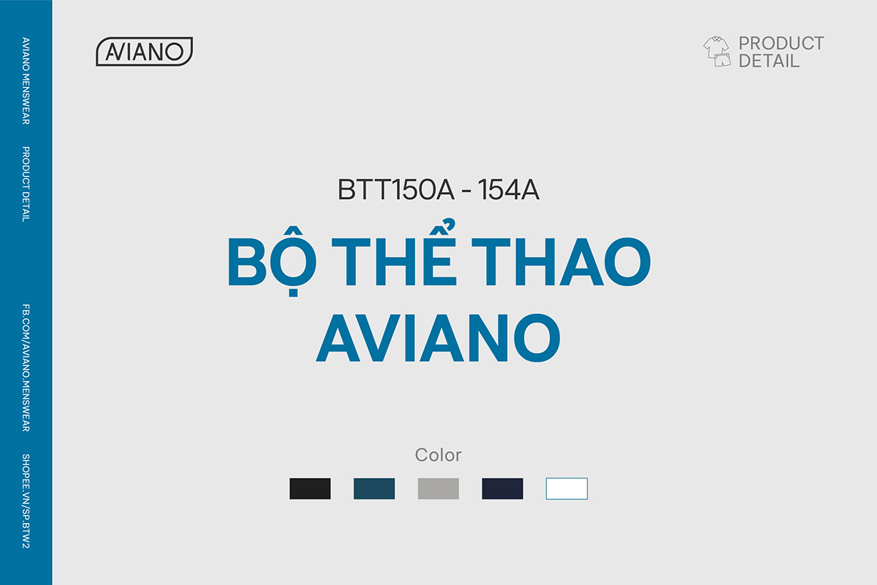 Mô tả Bộ Đồ Nam AVIANO Kiểu Dáng Thời Trang, Bộ Thể Thao Mùa Hè cổ V, phối màu, form dáng basic - 1