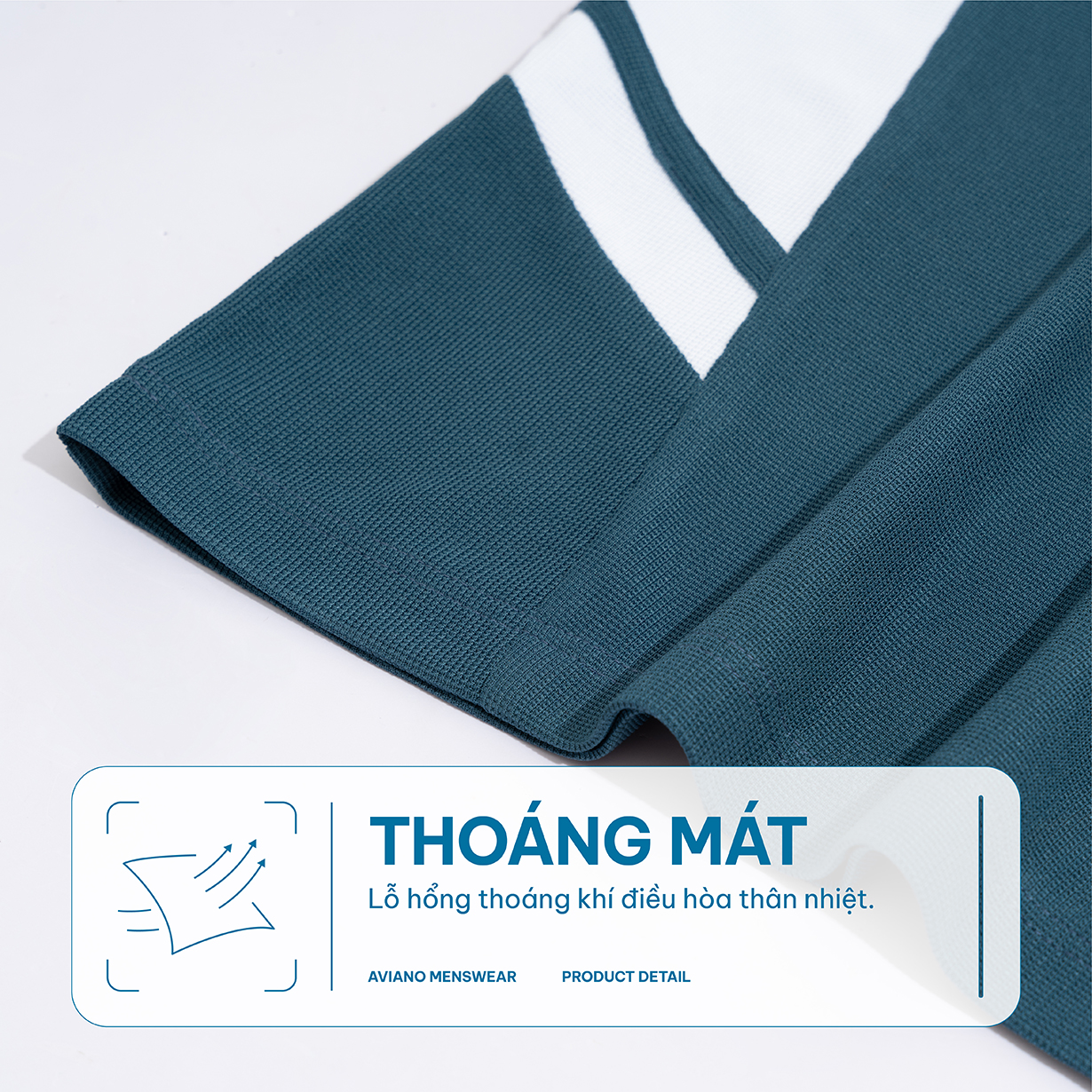 Mô tả Bộ Đồ Nam AVIANO Kiểu Dáng Thời Trang, Bộ Thể Thao Mùa Hè cổ V, phối màu, form dáng basic - 5