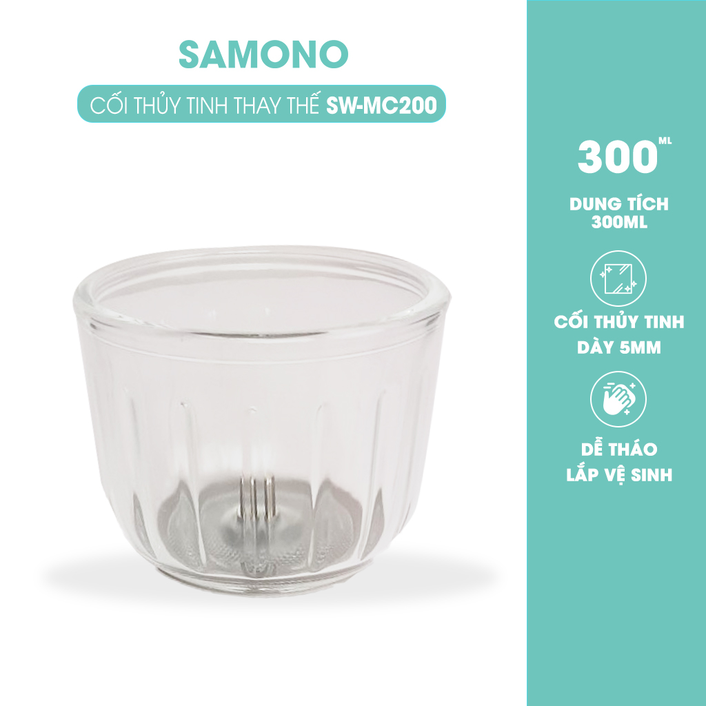 Mô tả Cối thay thế, Lưỡi thay MC200 phụ kiện cho máy xay mini Samono SW-MC200 loại 0.3L,Lưỡi dao thay thế phụ kiện máy con gấu - 3