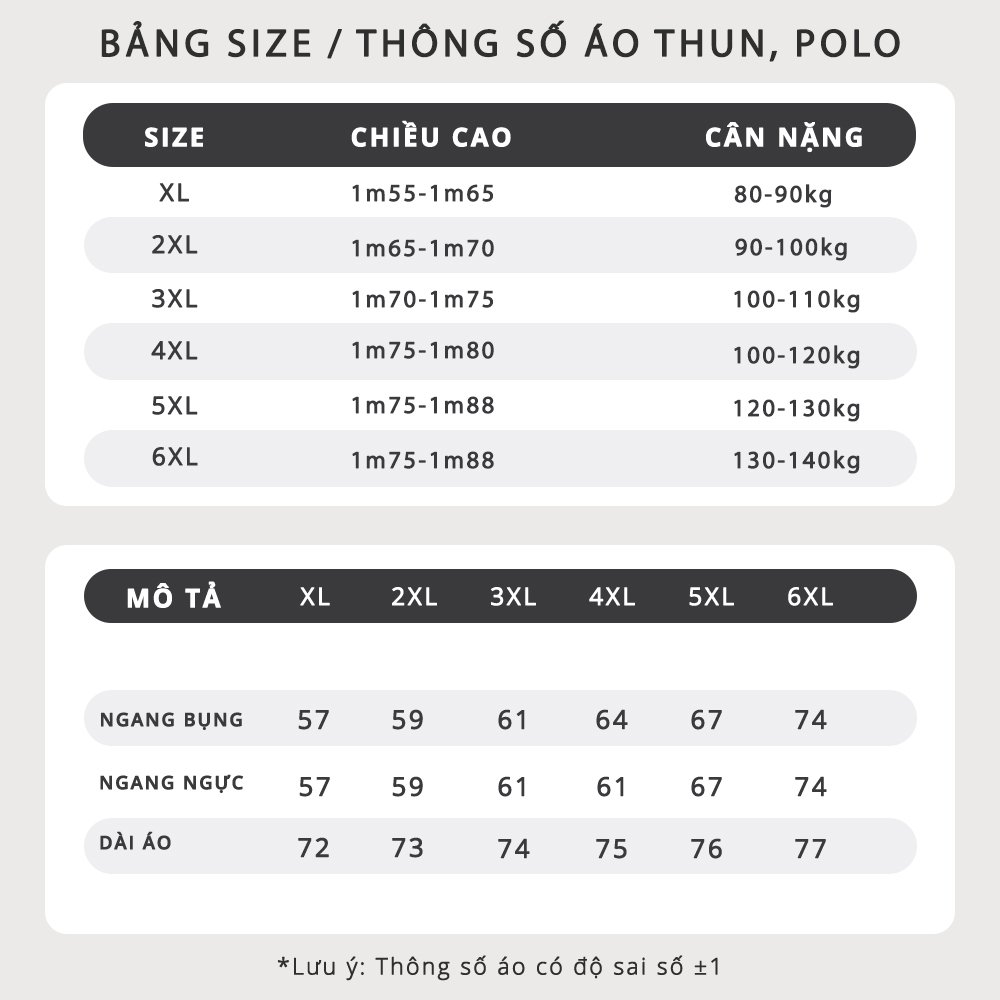 Mô tả Áo Thun Nam Bigsize 80-140kg AKYOO Cao Cấp, Chất Liệu Cotton Co Giãn, Thoáng Mát- AT DEN SP-AT THAN SP-AT CHIM-THAN - 9