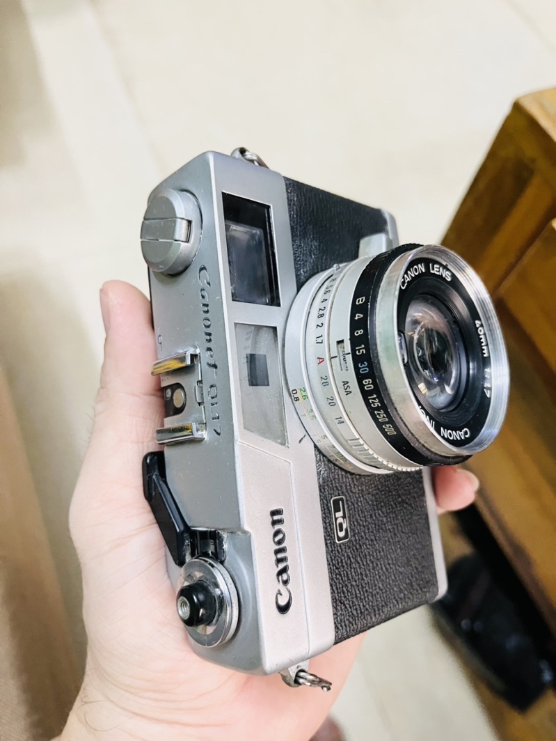 Máy ảnh chụp film Canon QL17 lens Canon 40mm made in Japan