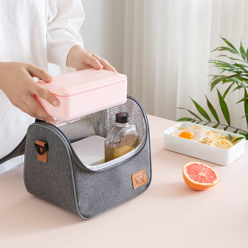 Mô tả Túi Giữ Nhiệt Chống Thấm Túi Đựng Hộp Cơm Văn Phòng Có Quai Sách, Thiết Kế Rộng Rãi YESURE S1G2 Cổ Điển Sang Trọng - 5