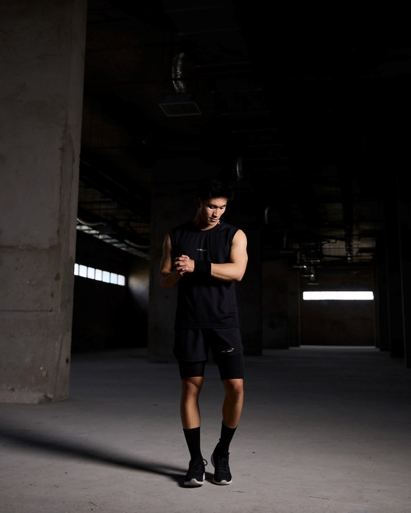 Mô tả Áo ba lỗ nam thể thao tập gym thương hiệu Y2010 áo sát nách, tanktop thể thao thoáng khí  Beginner 03 23141 |YaMe| - 8