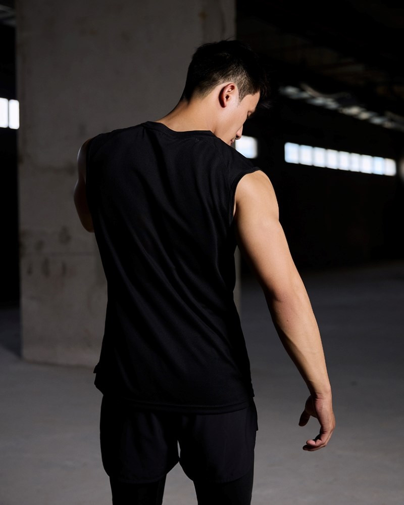 Mô tả Áo ba lỗ nam thể thao tập gym thương hiệu Y2010 áo sát nách, tanktop thể thao thoáng khí  Beginner 03 23141 |YaMe| - 9