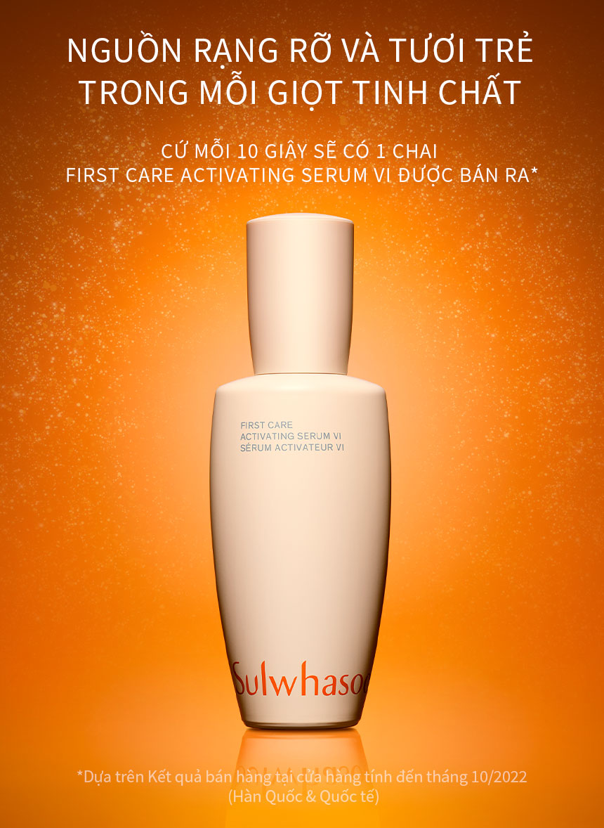 Mô tả Tinh Chất Dưỡng Đầu Tiên Kích Hoạt Căng Mướt Sulwhasoo First Care Activating Serum 30ml - 2