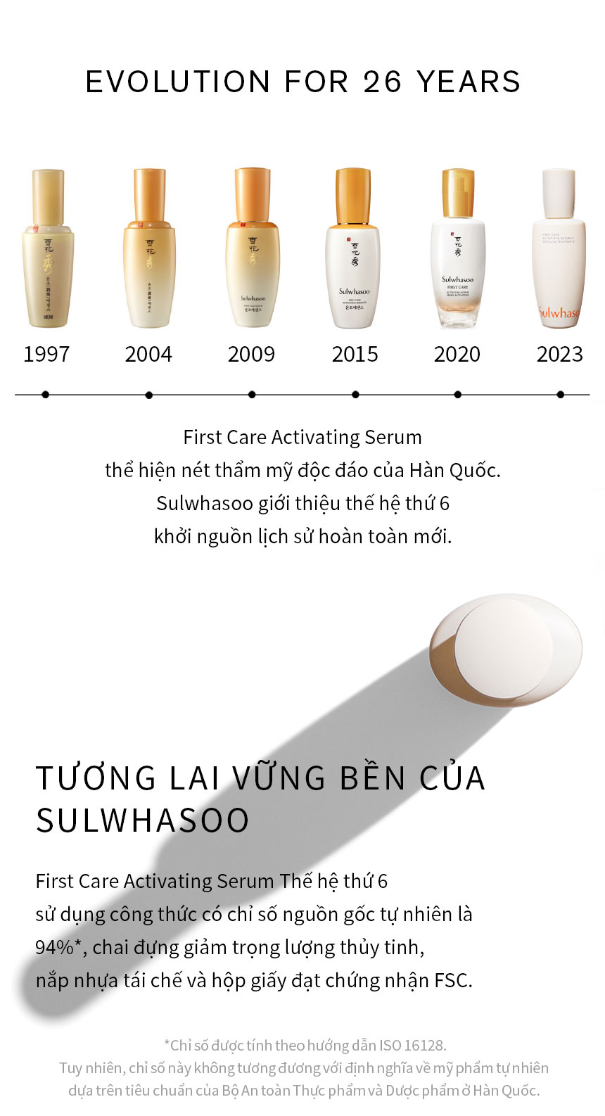 Mô tả Tinh Chất Dưỡng Đầu Tiên Kích Hoạt Căng Mướt Sulwhasoo First Care Activating Serum 30ml - 12