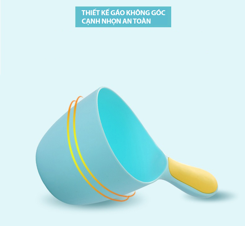 Mô tả Ca Gáo Tắm Cho Bé Chất Liệu PP An Toàn Cho Trẻ YESURE - 4