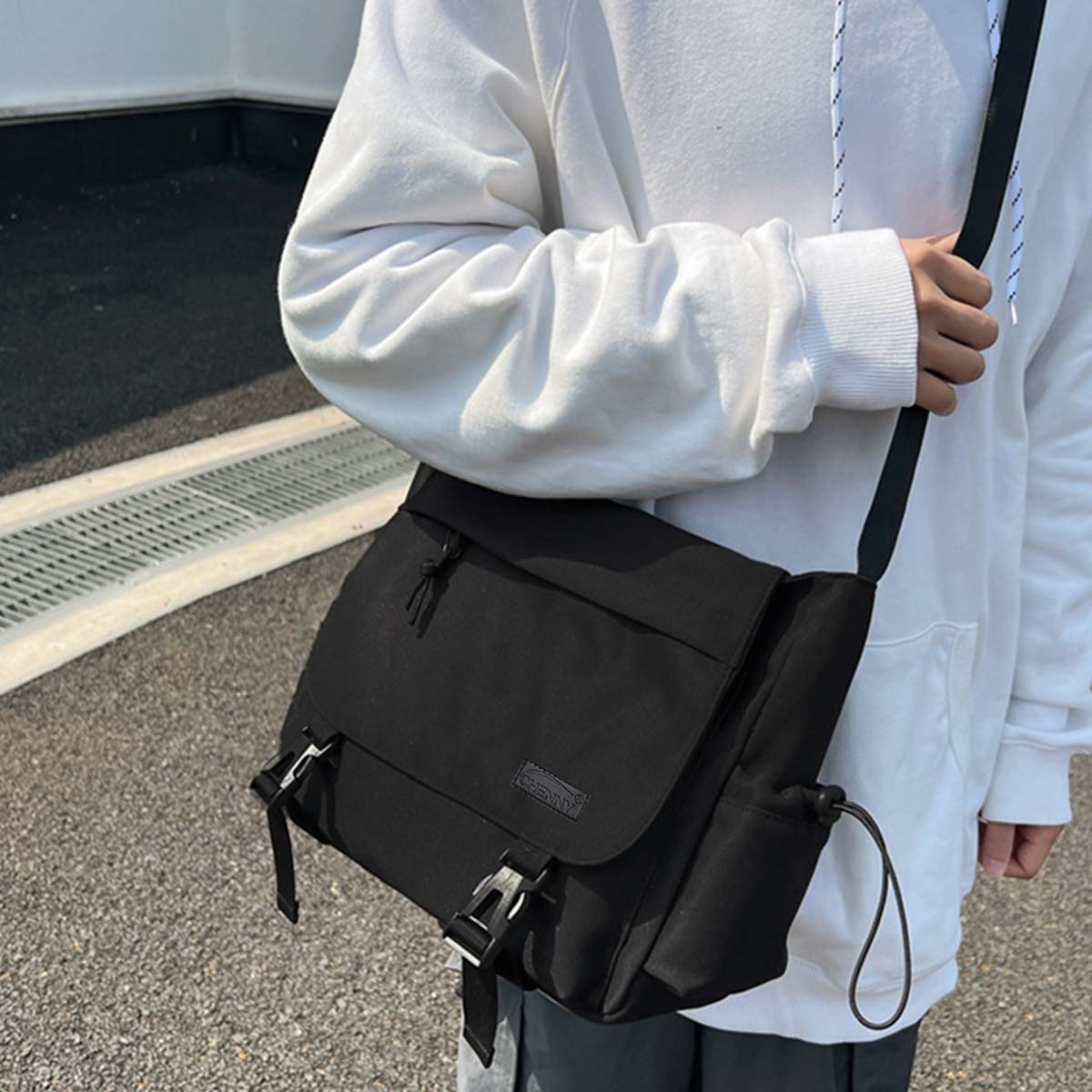Mô tả Cặp đi học thời trang cao cấp phong cách Unisex CHENNY CN1504 nhiều ngăn tiện lợi - 6