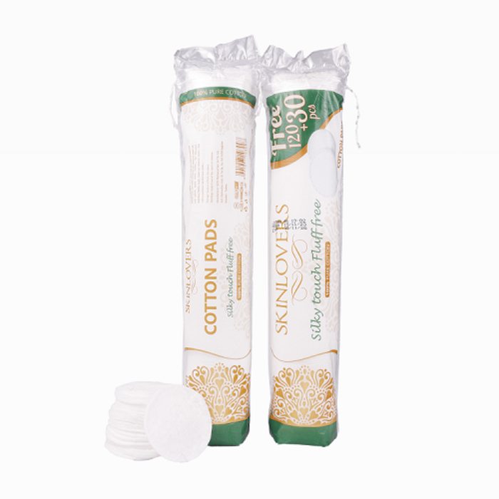 Mô tả Combo 2 gói bông tẩy trang skinlovers 150 miếng siêu tiết kiệm không xơ bông - 1