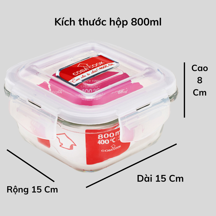 Túi giữ nhiệt và Hộp Cơm Thủy Tinh COBACOOK