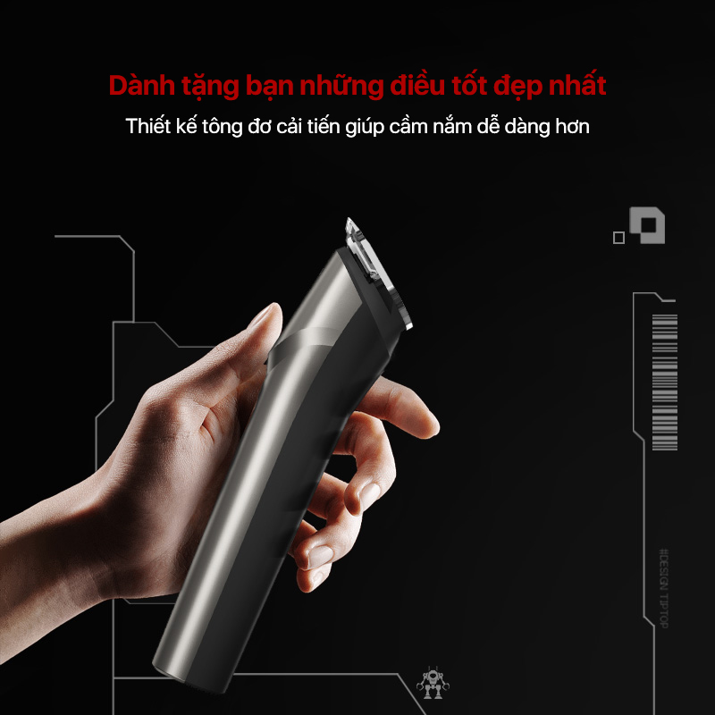 Mô tả Tông đơ cắt tóc Enchen Beardo 2 tốc độ cao, lưỡi thép không gỉ, tặng 4 cử tạo kiểu - BH 6 tháng - 5