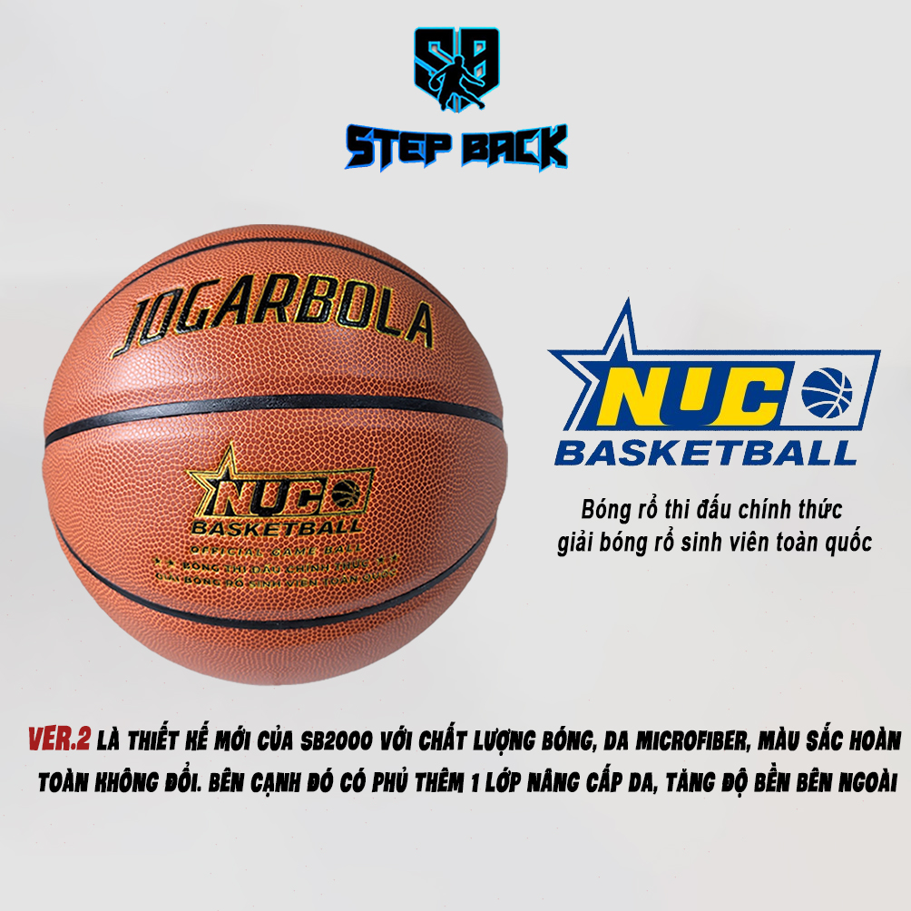 Bóng rổ da Microfiber SB2000 Ver.2 STEP BACK số 7, Bóng rổ da ...