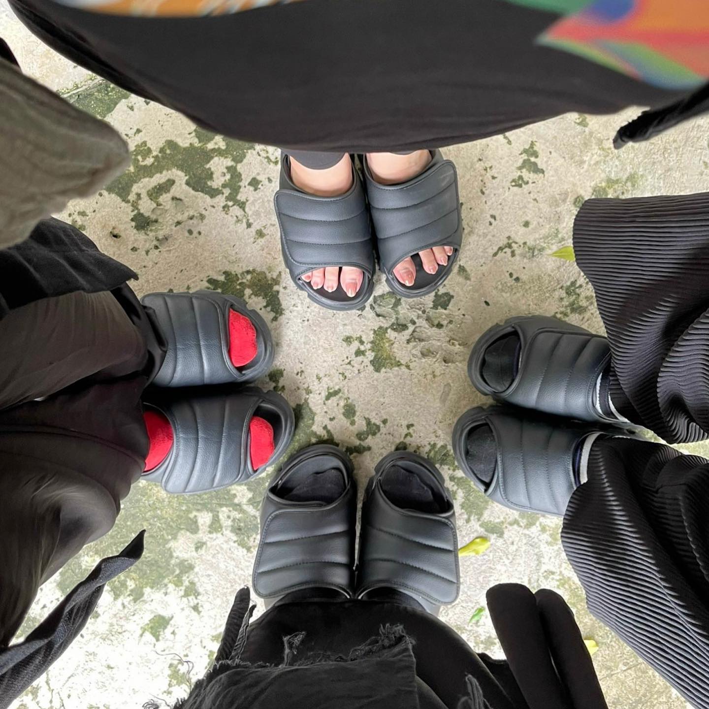 Mô tả Dép Nam Nữ Tăng Chiều Cao THE LARVA WOLF SLIDE SANDAL - FULL BLACK - 7