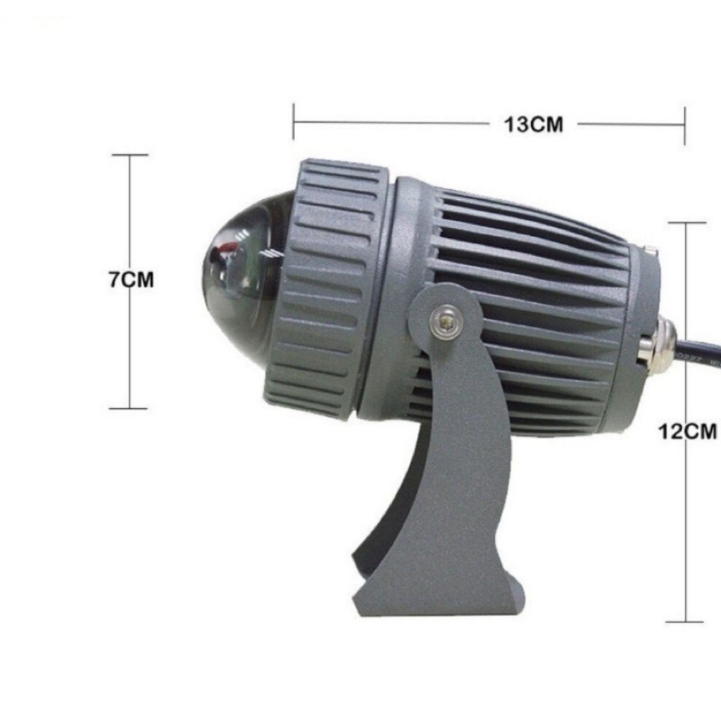 Mô tả Đèn rọi ngoài trời MONSKY ROCA 10w hiệu ứng quét tia màu vàng biến nhà bạn thành chuyên nghiệp - 4