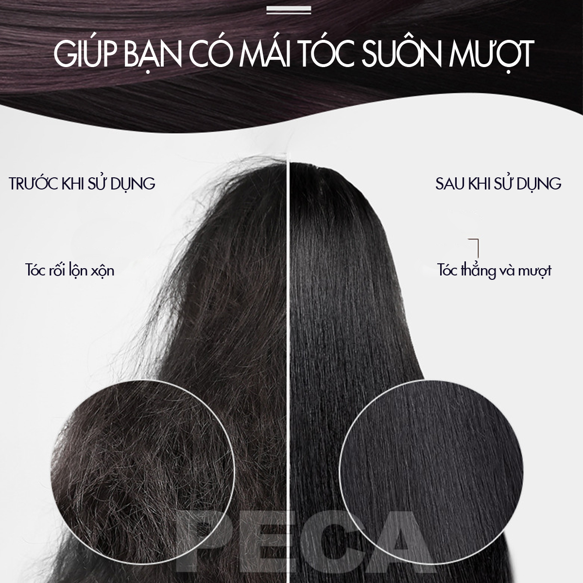 Mô tả Máy duỗi tóc điều chỉnh 4 mức nhiệt độ Kemei KM-8889 phù hợp nhiều loại tóc, có thể duỗi uốn tạo nhiều kiểu tóc- HÀNG CH - 5