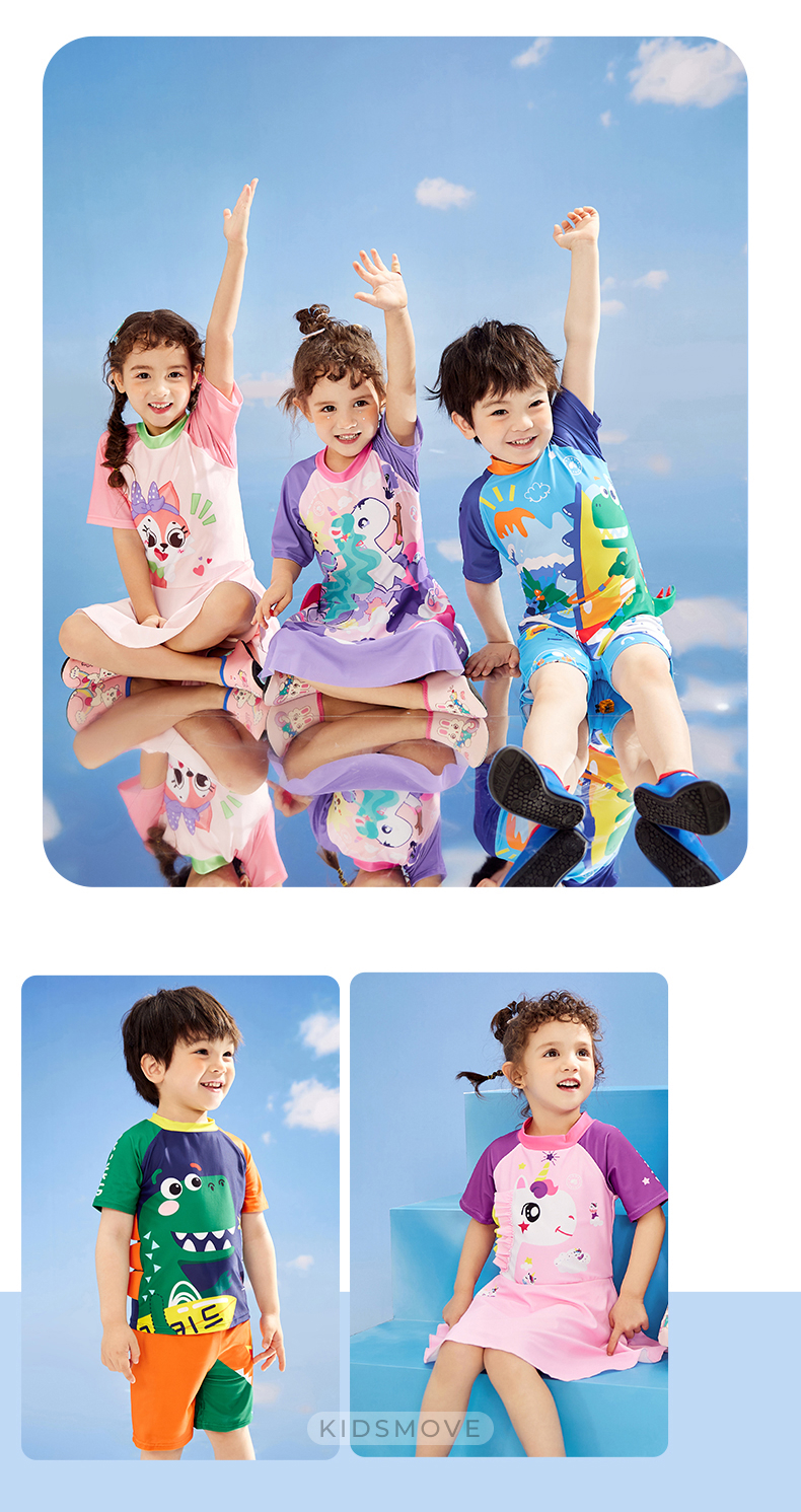 Mô tả Đồ bơi trẻ em Hàn Quốc Lemonkid vải co giãn chống tia UV, kháng clorua, khô siêu nhanh - 8