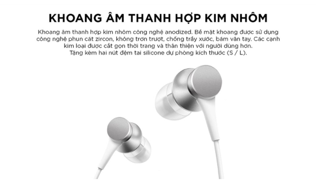 Mô tả Tai Nghe Xiaomi Mi Basic Nghe Nhạc, Chơi Game, Gọi Điện, Thu âm Jack 3.5mm - Bảo Hành 6 Tháng - 7